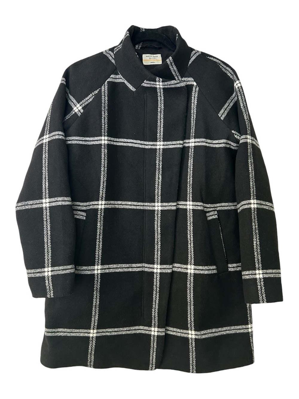 Marine Layer Stephanie Cocoon Wool Zip Up Coat